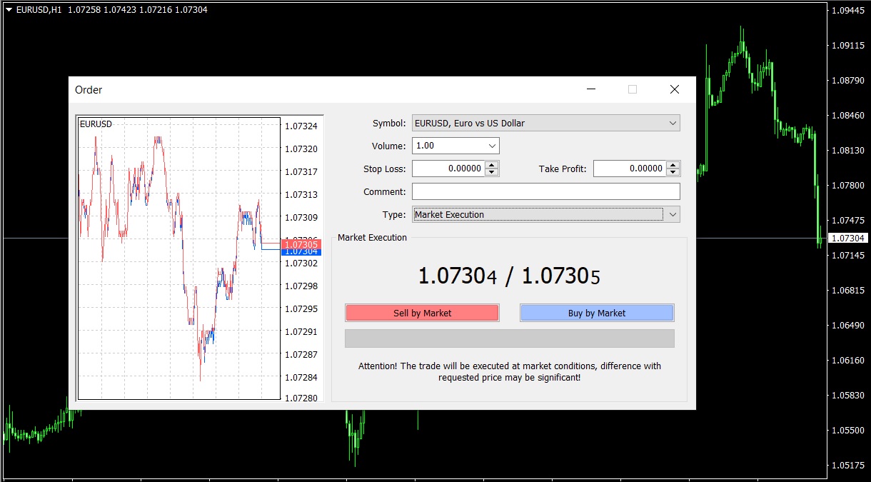 What are the different types of orders in forex trading
